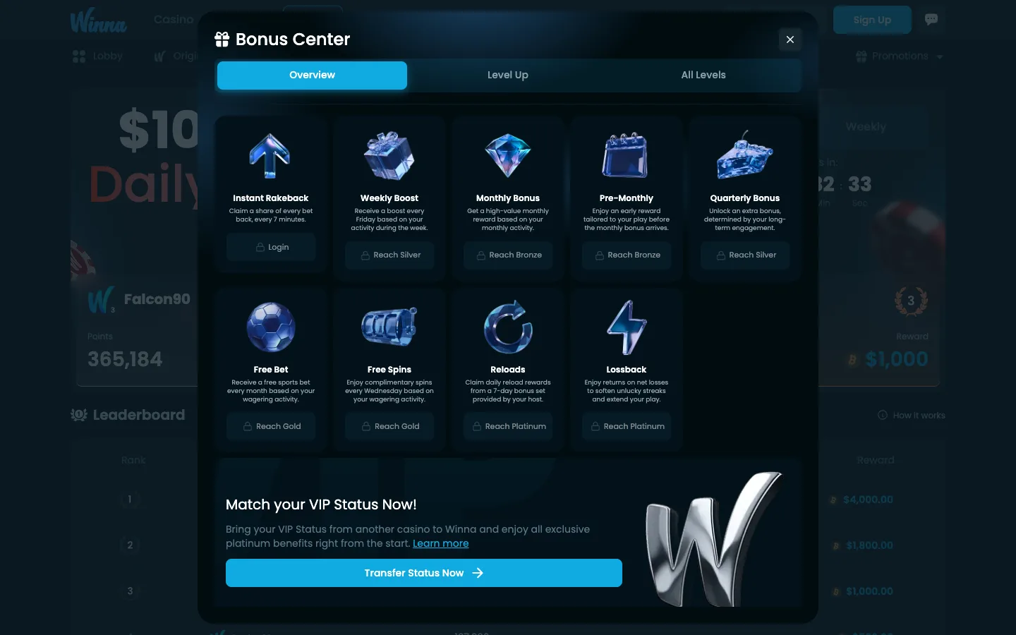 Winna Bonus Center
